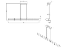 Cargar imagen en el visor de la galería, LÁMPARA KRIANGLE 200cm