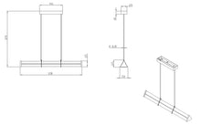Cargar imagen en el visor de la galería, LÁMPARA KRIANGLE 120cm